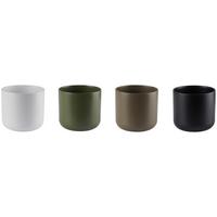 Ukrasna Tegla Luis - bijela/tamno zelena, Moderno, keramika (26,5/26cm) - Mömax