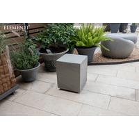 Loungetisch Colorado Faserbeton Hellgrau - Grau, KONVENTIONELL, Stein (35/35/46cm) - Gardenson
