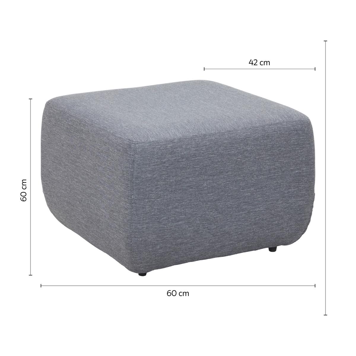 Kerti Pihenősziget Rovereto - antracit, Modern, textil/fém (216/120/60/79/42/42/90/60/60cm) - Bessagi Garden