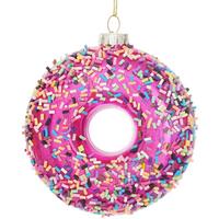 Christbaumanhänger Figures Multicolor - Multicolor, Glas/Textil (9/10/3,5cm) - Mömax