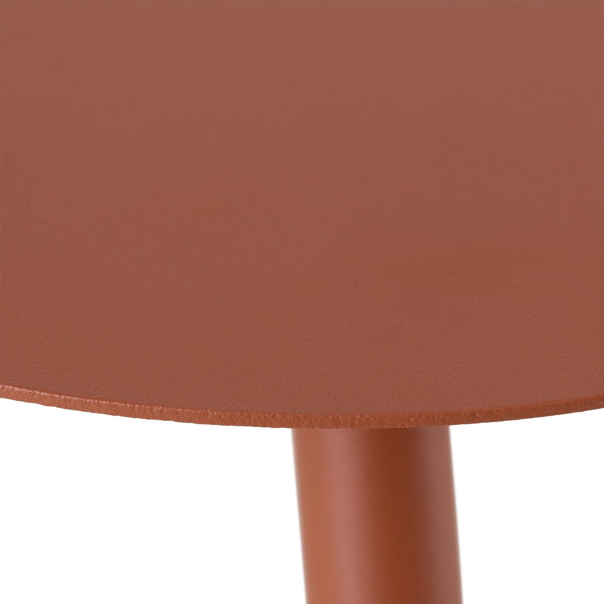 Dohányzóasztal Fine - narancs, Modern, fém (56/45,5/57,5cm) - Mömax