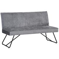 Ülőpad Cora 2 - fekete/sötétszürke, Modern, textil/fém (160/90/65cm) - Mömax