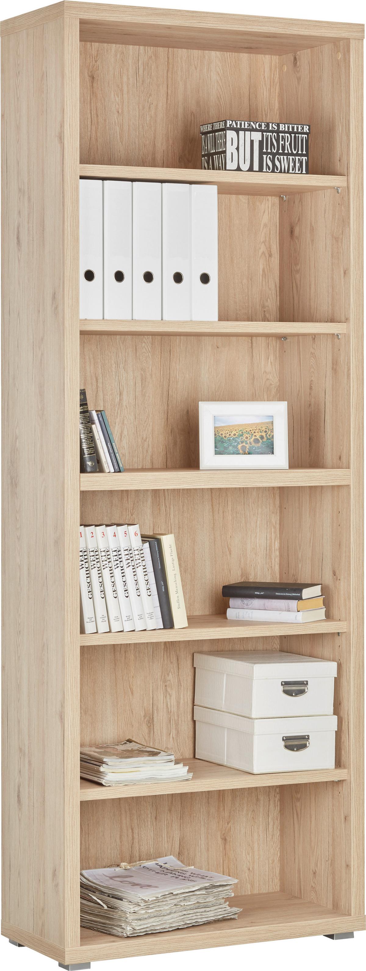 Regal aus Eiche - Modern, Holz (80/220/36cm) - Mömax