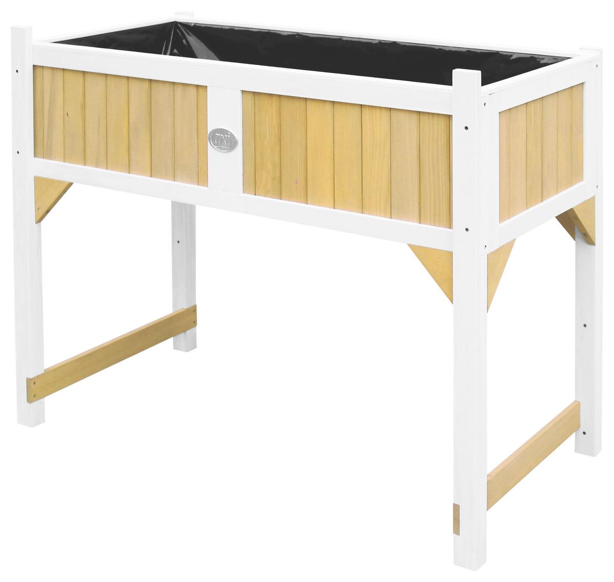 WYSOKA GRZĄDKA AXI HOCHBEET - czarny/biały, Konventionell, drewno (54/94/120cm)