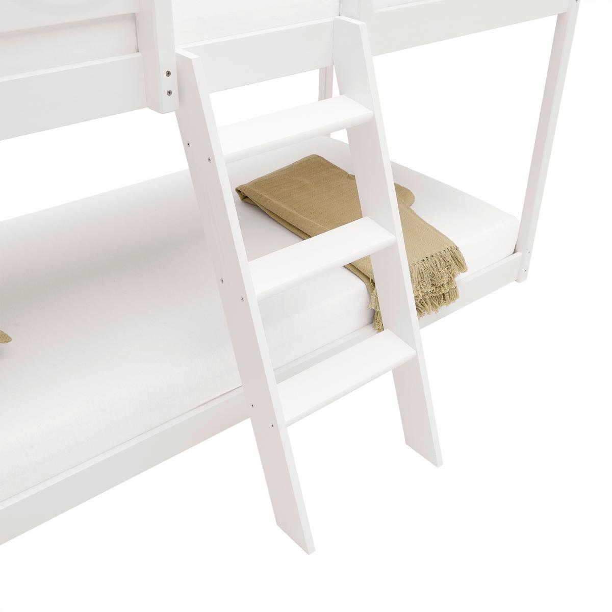 Etagenbett Sweet Weiß ca. 90x200cm - Birkefarben/Weiß, LIFESTYLE, Holz (97/224/208cm) - Mömax