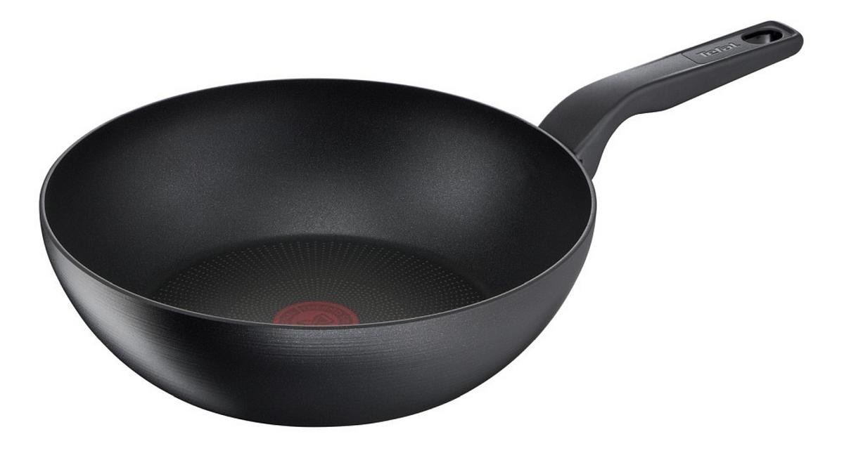 PATELNIA WOK G28919 TEFAL - czarny, Basics, metal (28cm) - Tefal
