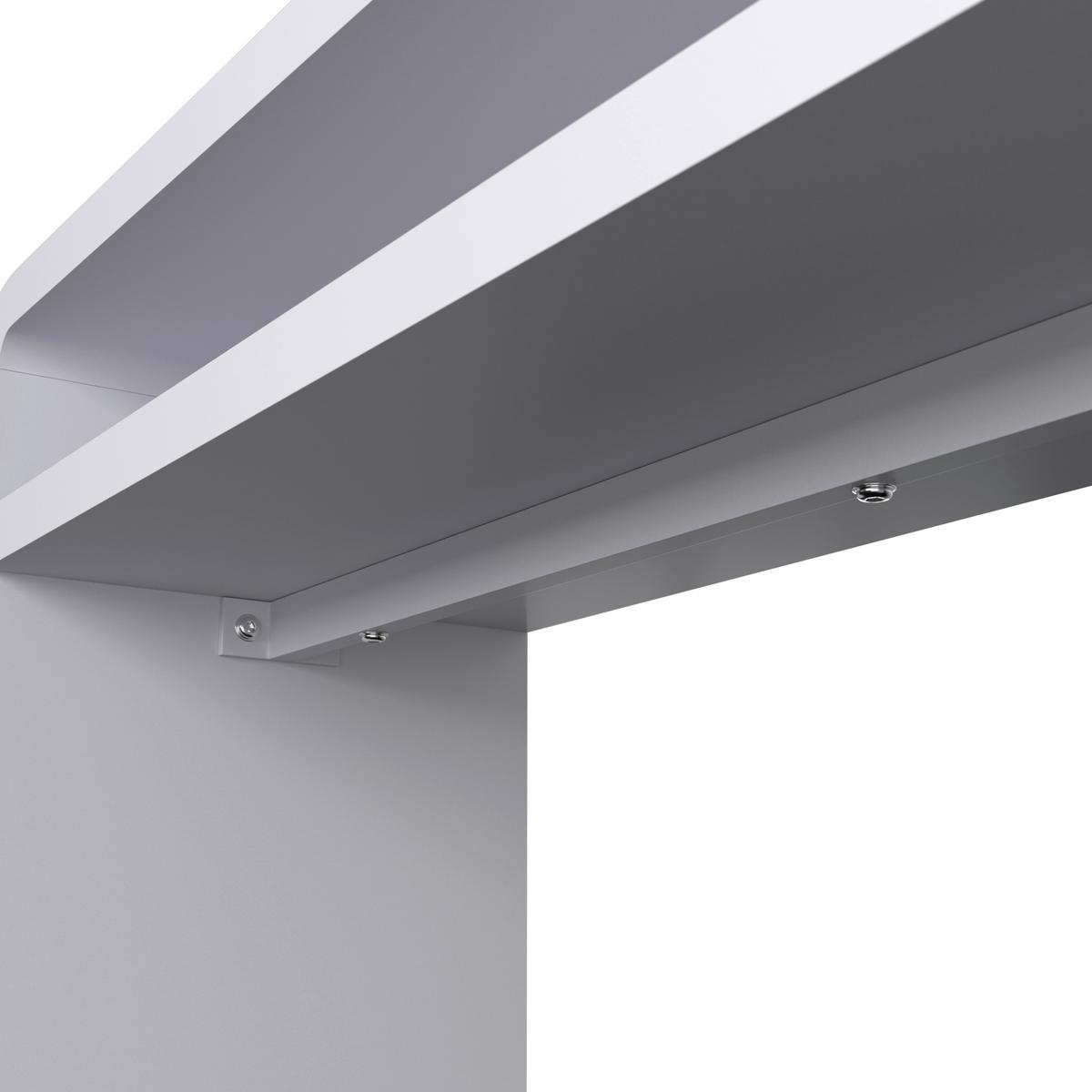 Konsolentisch Emilia Weiß MDF - Weiß, MODERN, Holzwerkstoff (120/80/40cm) - Bessagi Home