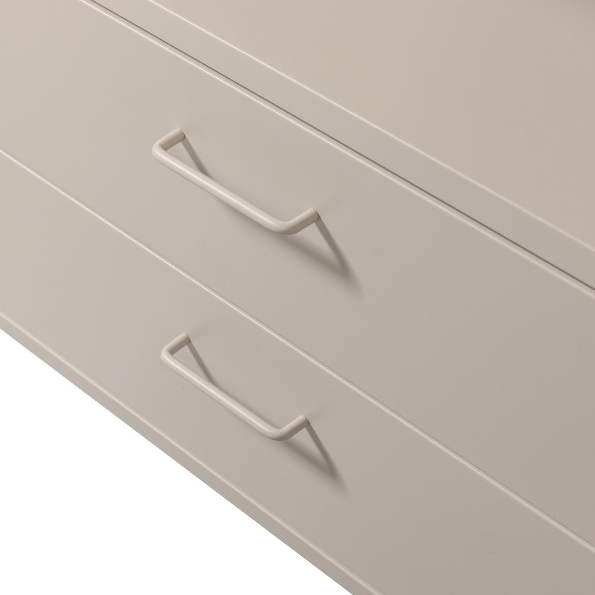 OFFENER KLEIDERSCHRANK Ferris Sandfarben B: 70cm - Sandfarben, Basics, Metall (70/185/54cm) - MID.YOU