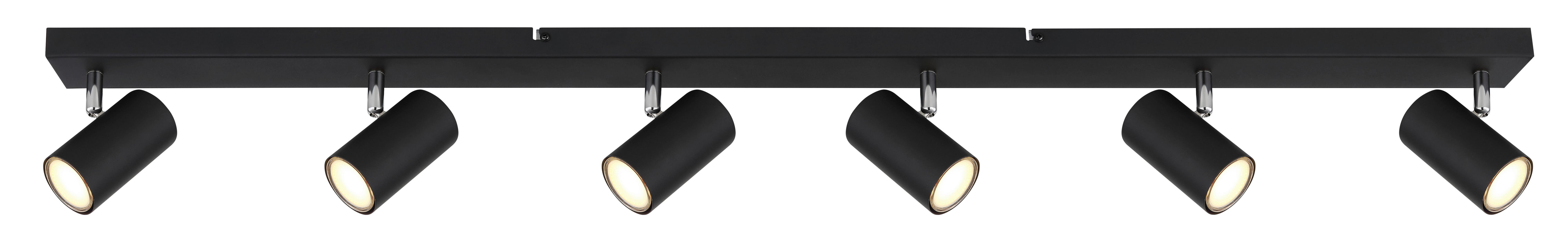 Strahler Witmo Schwarz max. 35 Watt - Schwarz, KONVENTIONELL, Metall (115/6/12cm)