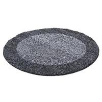 Hochflorteppich Life Grau Ø ca. 200cm - Grau, KONVENTIONELL, Textil (200cm) - Novel