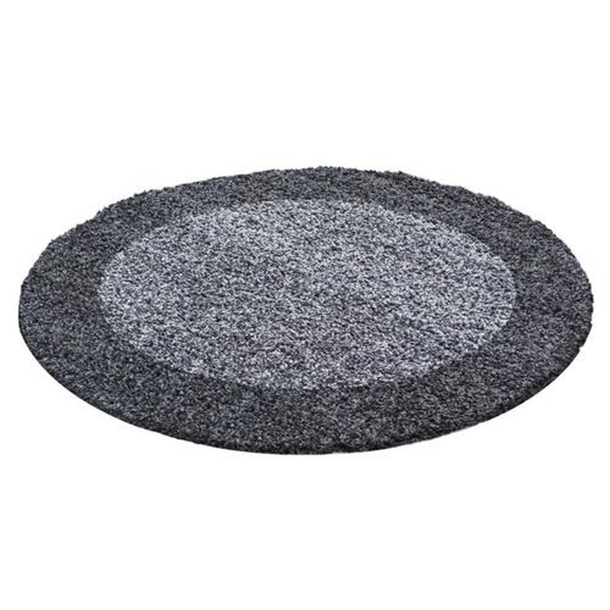 Hochflorteppich Life Grau Ø ca. 200cm - Grau, KONVENTIONELL, Textil (200cm) - Novel