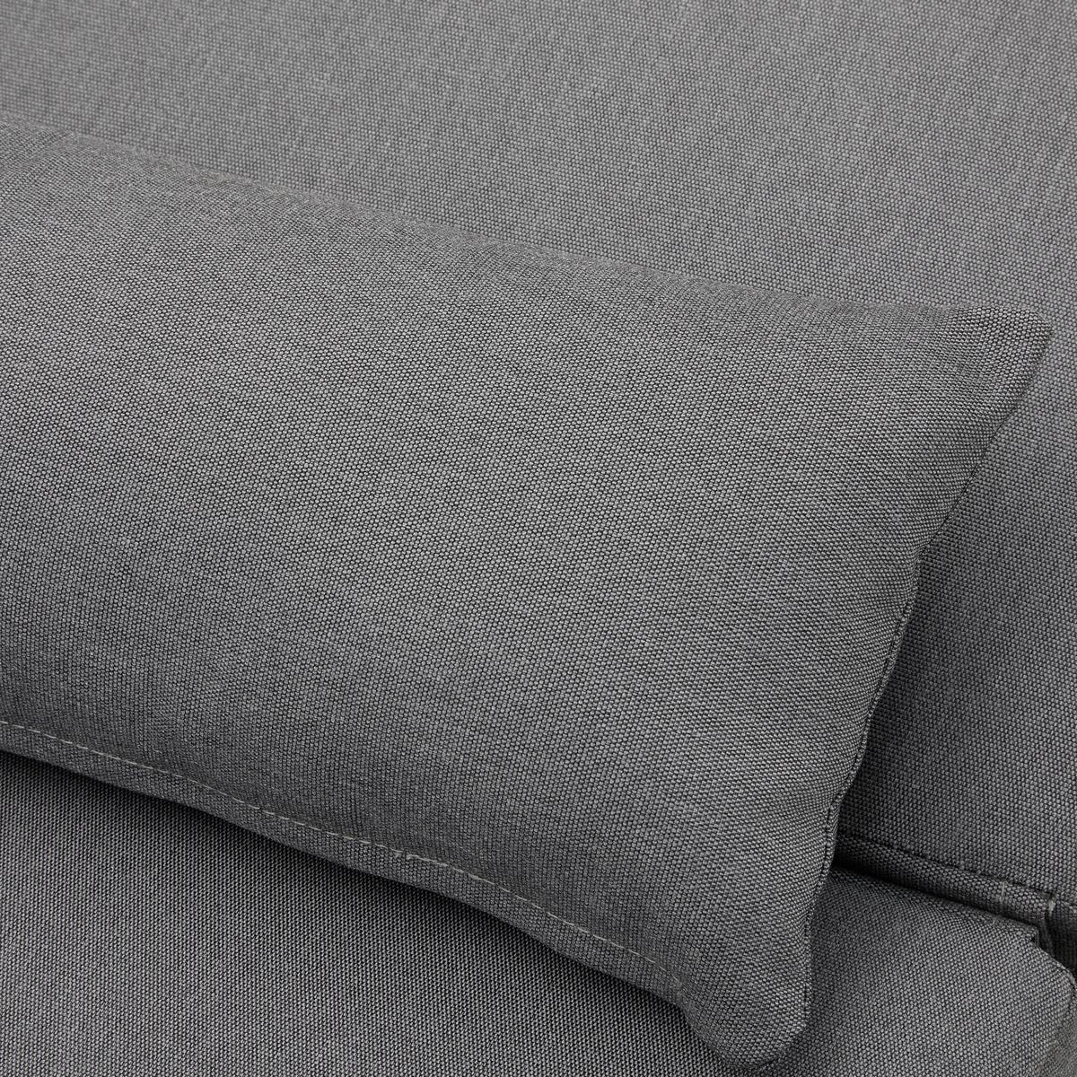 Șezlong Susa - gri închis, Modern, metal/textil (200/64/40cm) - Bessagi Garden
