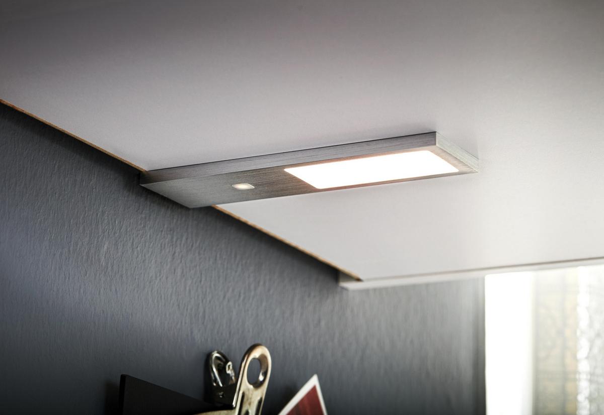 Küchenblock inkl. 5 E-Geräte IP1200/2200 - Eichefarben/Hellgrau, MODERN, Holzwerkstoff (310cm) - Impuls