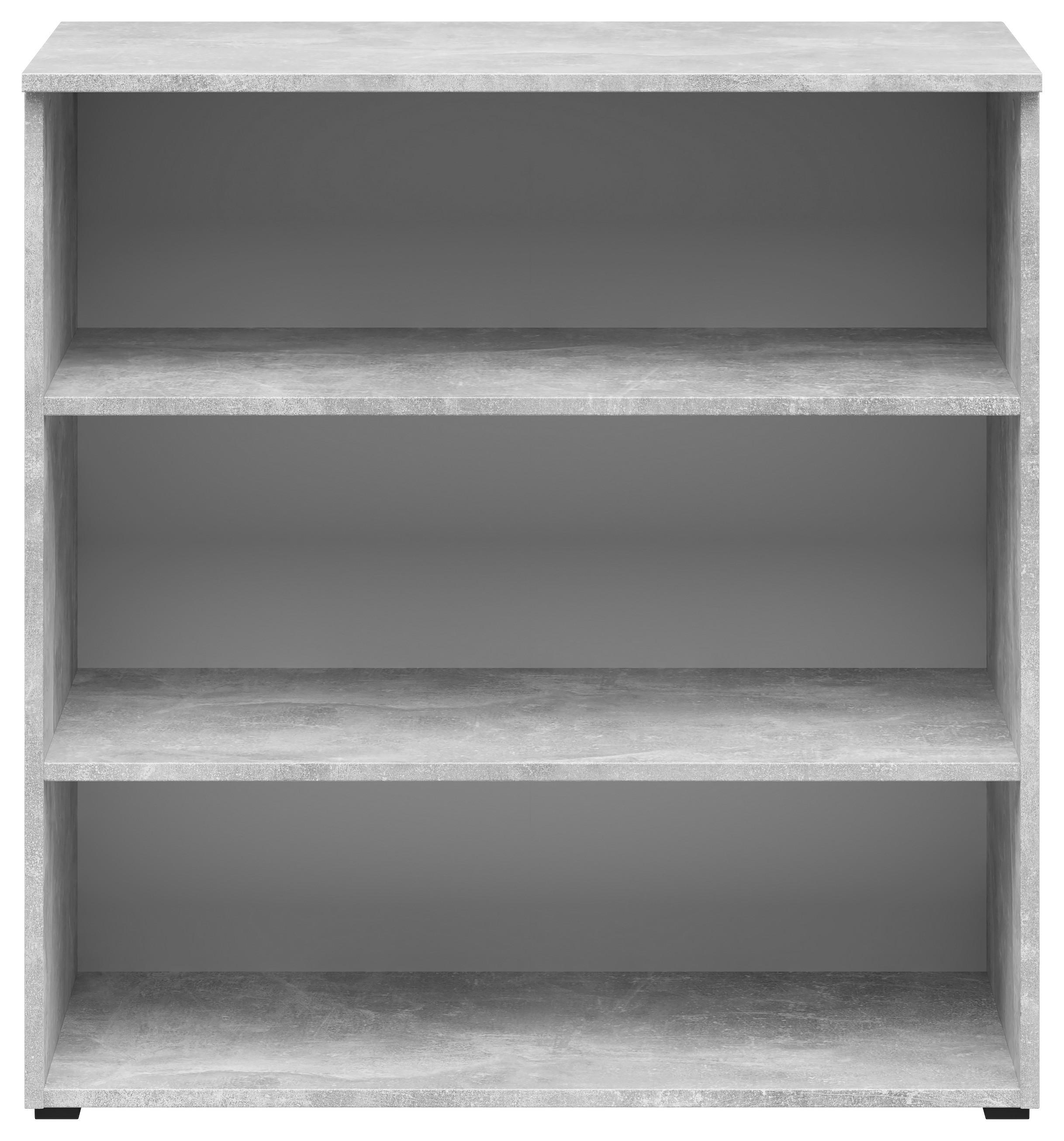 Regal Multistauraum Betonoptik - Anthrazit/Grau, MODERN, Holzwerkstoff/Kunststoff (80/83/40cm) - Mömax