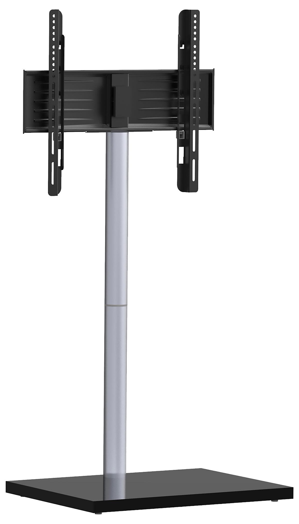 Stojalo Za Tv Nalano, Črna, Srebrna - srebrne barve/črna, Basics, kovina/leseni material (100/60/45cm) - MID.YOU