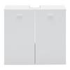 TVÄTTSTÄLLSUNDERSKÅP BASIX -EXKLUSIV- - vit/kromfärg, Basics, trämaterial/plast (60/55/33cm) - Mömax