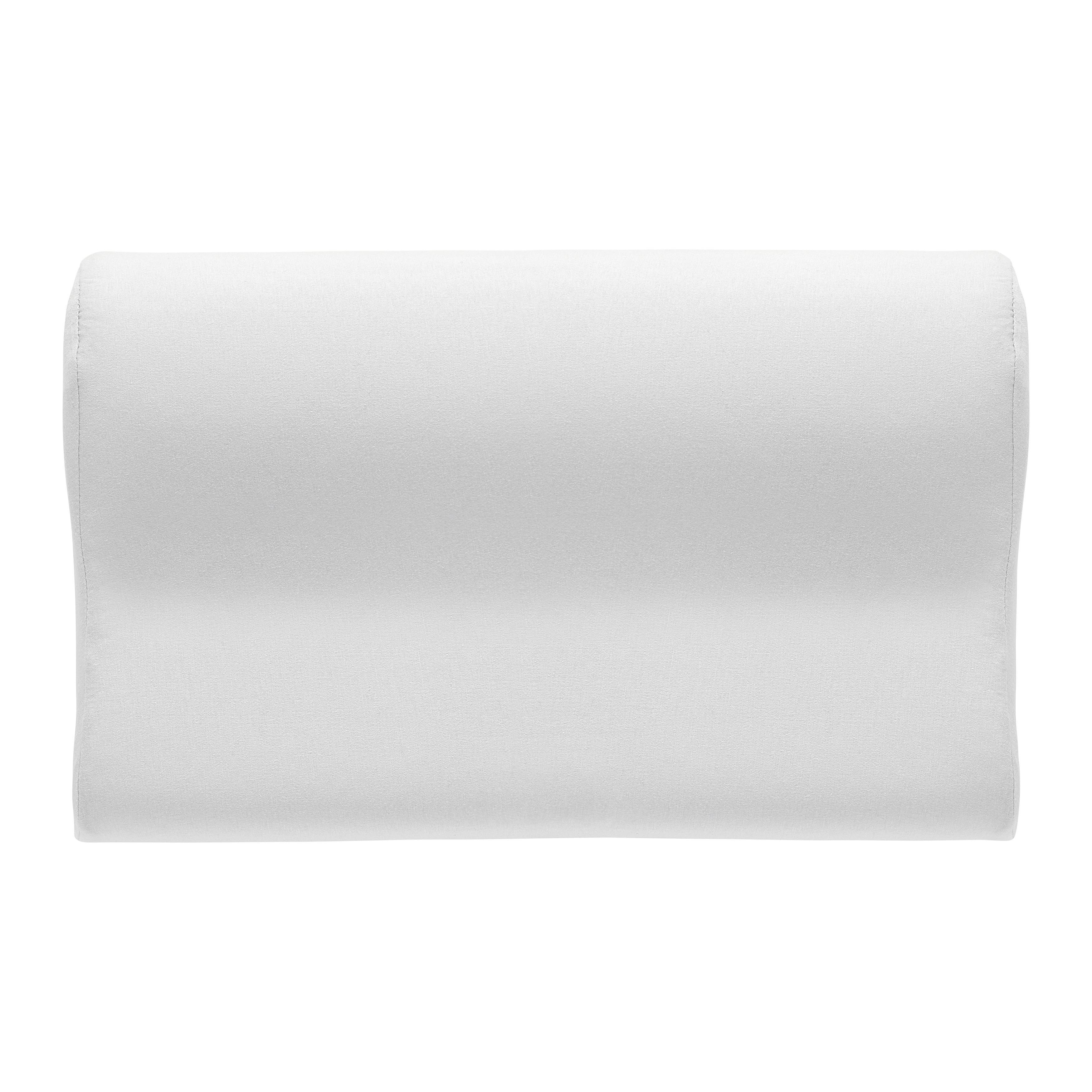 Nackenkissenbezug Felipe Weiß ca. 30x48cm - Weiß, Textil (48/11/30cm) - Modern Living