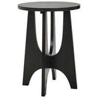 STOLIK BOCZNY LEON - czarny, Trend, materiał drewnopochodny (40/40/55cm) - Xora