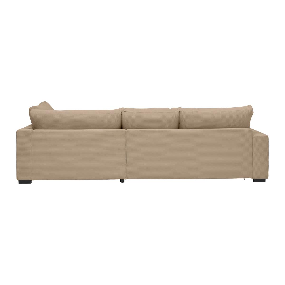 Kutna Garnitura Pedro - smeđa/crna, Moderno, tekstil/plastika (300/190cm) - Mömax