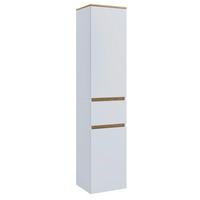 Hochschrank Cosila - Honigeiche/Weiss, Trend, Holzwerkstoff (40/180/35cm) - MID.YOU