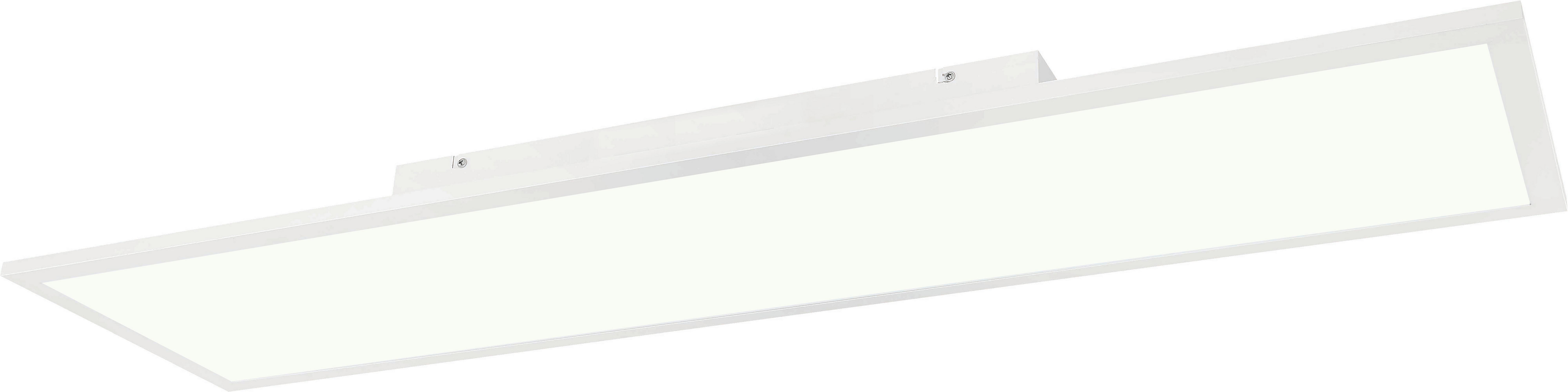 Led Smart Mennyezeti Lámpa Doro - opál/fehér, műanyag/fém (120/30/7,5cm) - Globo