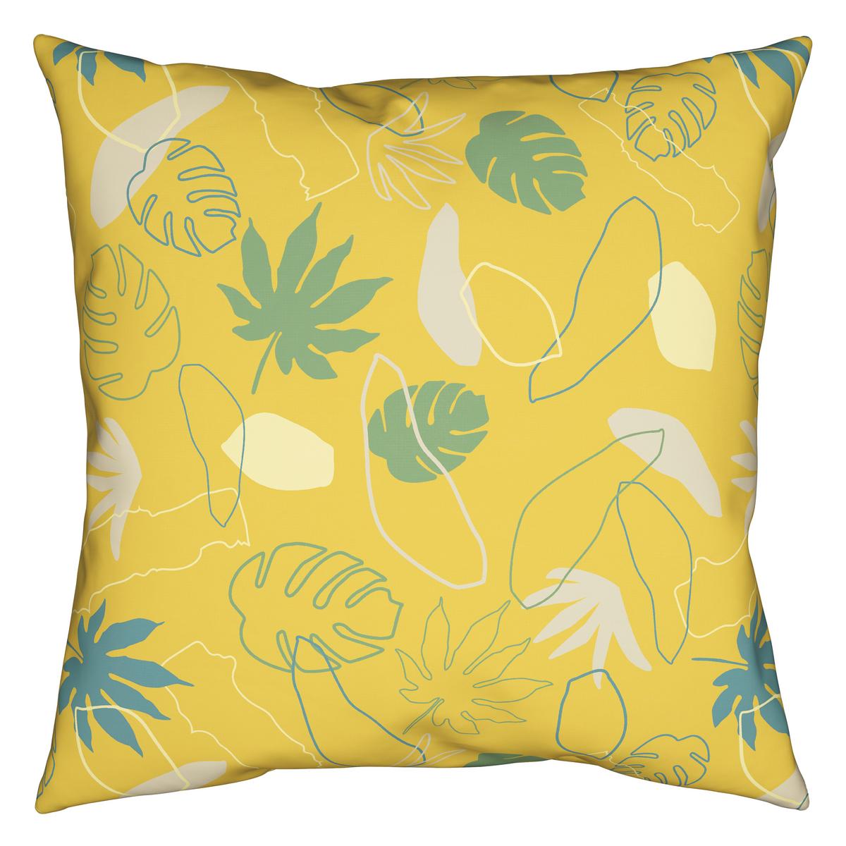 Bettwäsche Karin in Gelb/Blau ca. 135x200cm - Blau/Gelb, KONVENTIONELL, Textil (135/200cm) - Premium Living