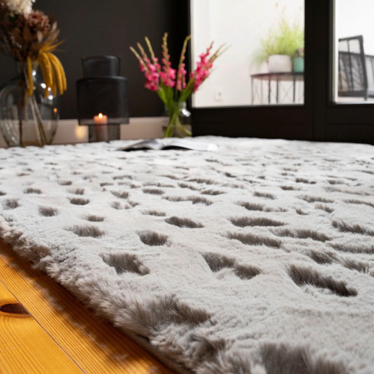 HOCHFLORTEPPICH MY VALLEY 245 - Silberfarben, Basics, Textil (80/150cm)