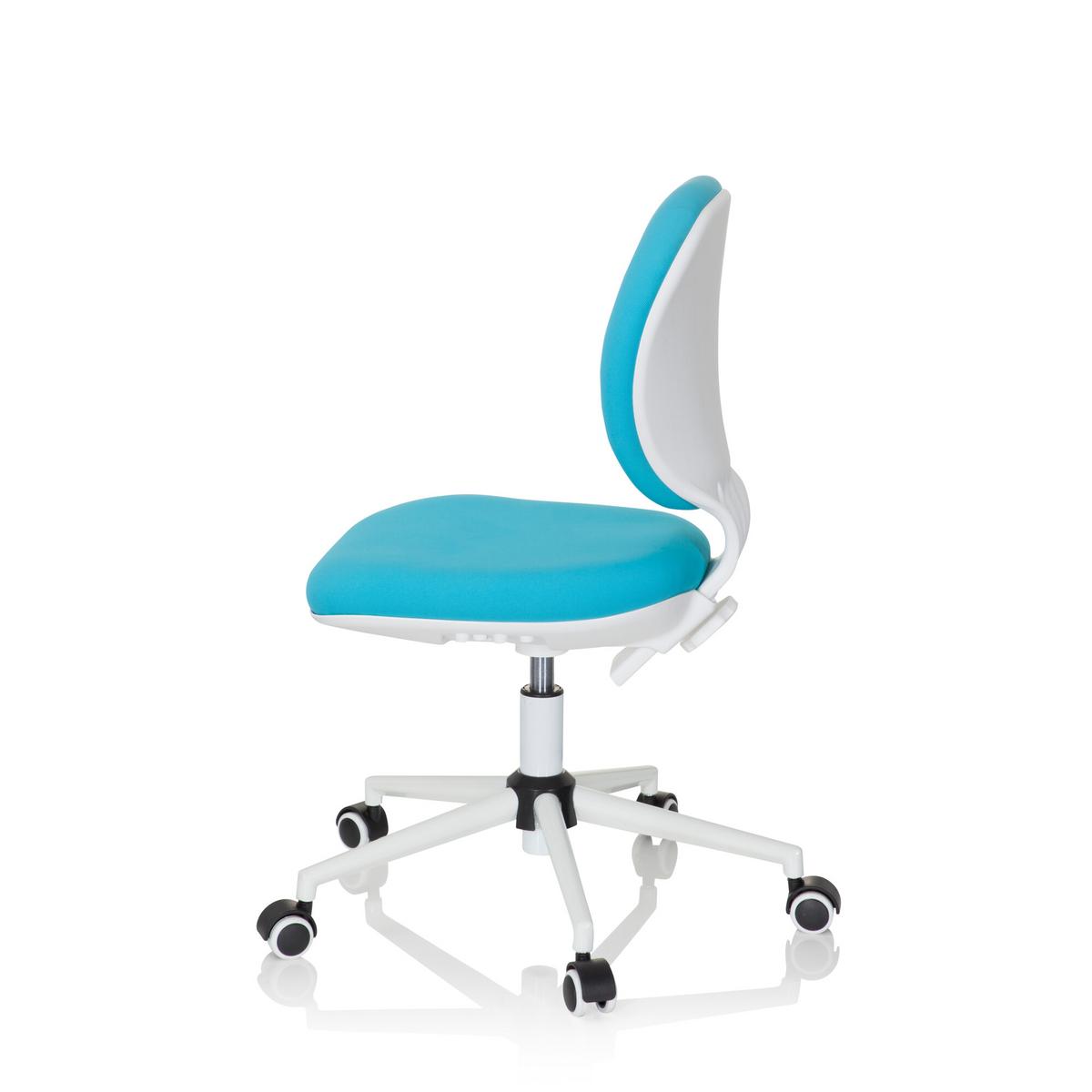 Jugenddrehtstuhl Kid Vivo ca. 43x82-95x56cm Türkis - Türkis, Basics, Kunststoff (43/82-95/56cm) - MID.YOU