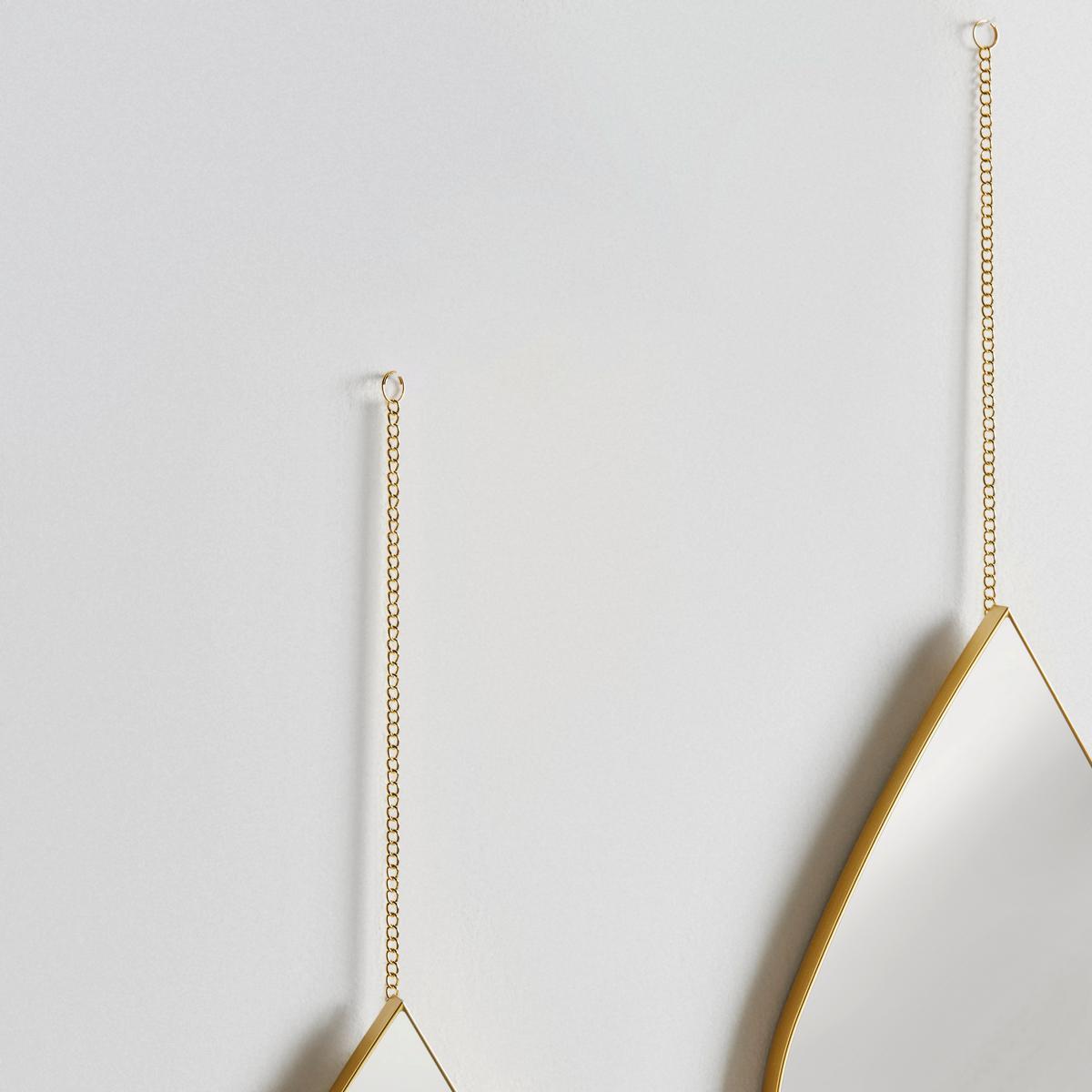 Spiegelset Milena in Goldfarben - Goldfarben, LIFESTYLE, Glas/Kunststoff (19/28/1,1cm) - Mömax