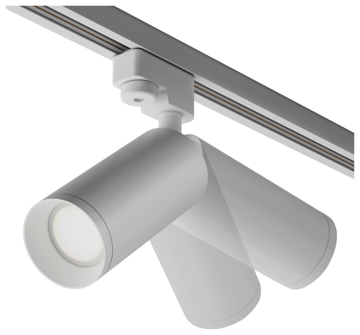 SCHIENENSYSTEM-STRAHLER FOCUS - Weiss, Basics, Metall (6/21/13cm) - MAYTONI