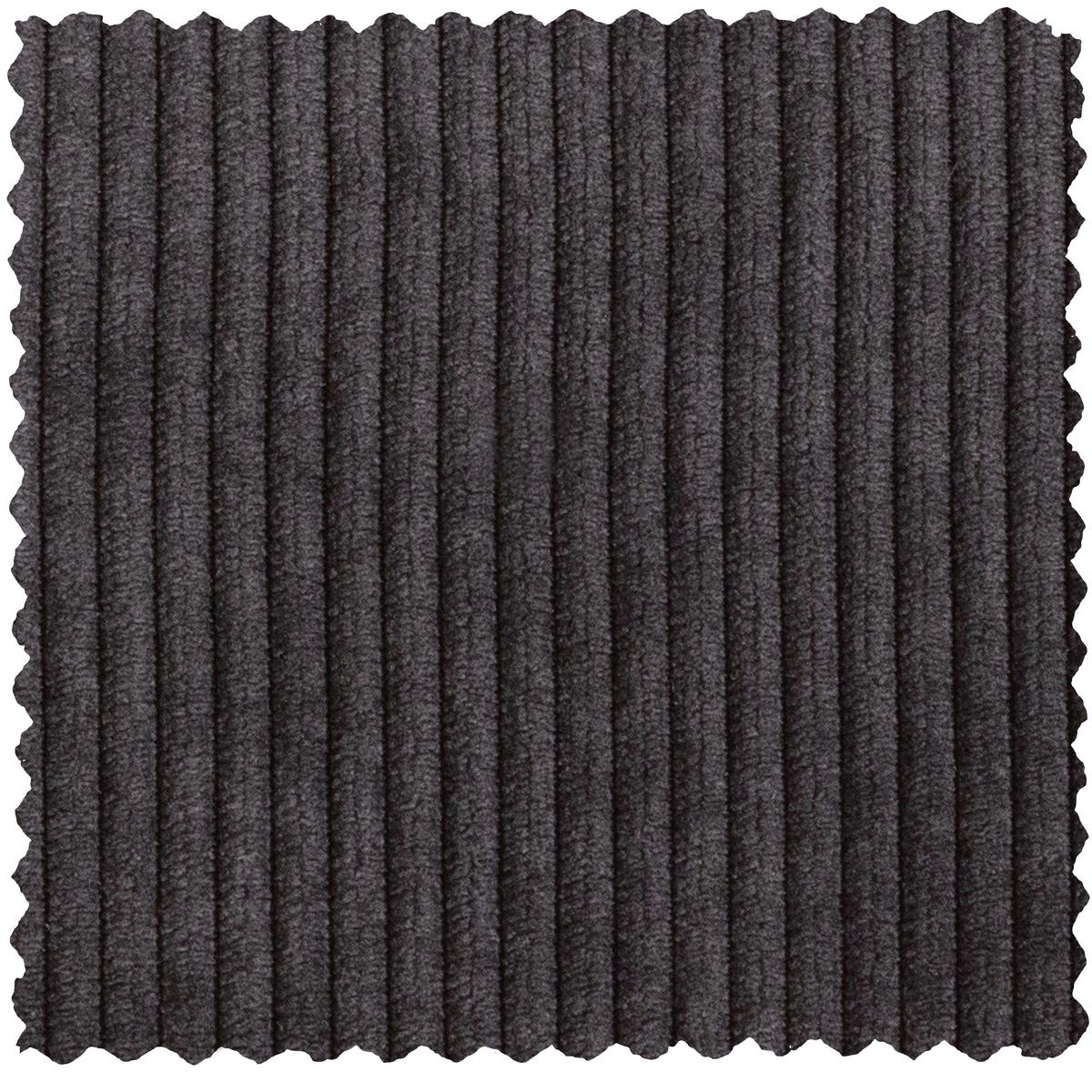 Ecksofa Thomas Dunkelgrau S: 197x283cm - Dunkelgrau/Schwarz, Design, Kunststoff/Textil (197/283cm) - Livetastic
