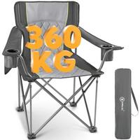 Campingsessel Anthrazit/Graphitfarben - Anthrazit/Graphitfarben, Basics, Textil/Metall (94/54/100cm) - Modante