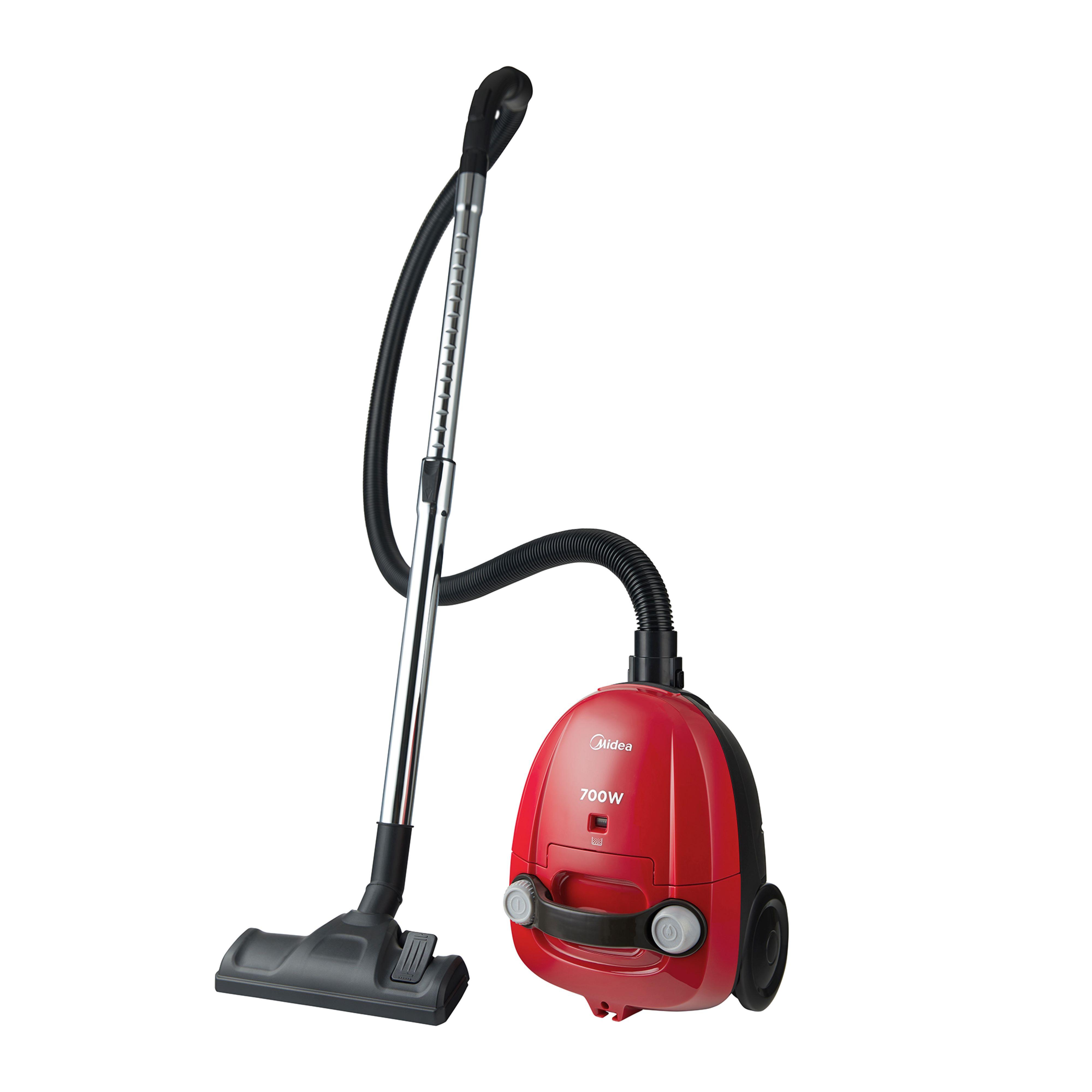 Porzsákos Porszívó Midea - piros, Modern, műanyag (46/32/27cm) - Midea