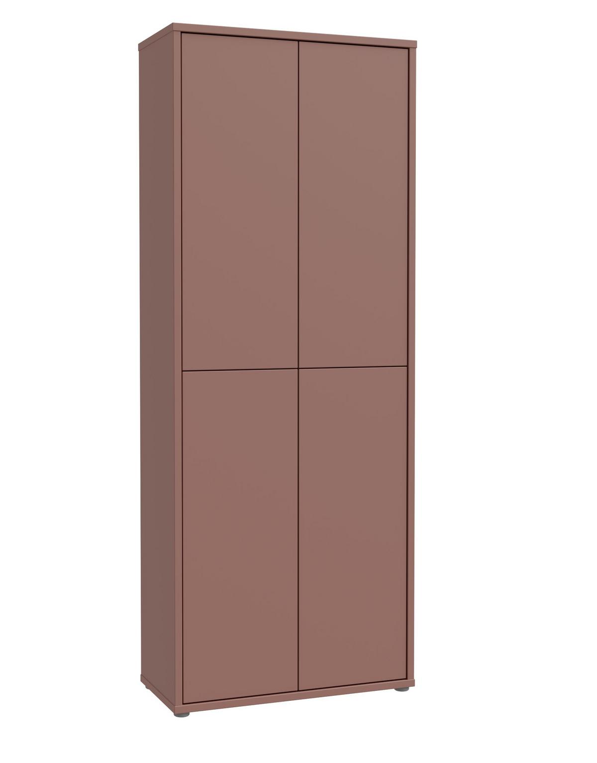 Ormar Za Cipele Alice - terakota, Moderno, drvni materijal (74,5/191,9/34,9cm) - Modern Living