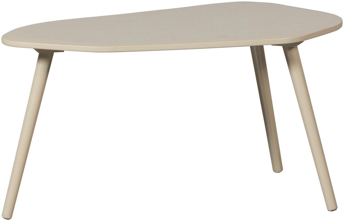 Beistelltischset Davina 2er-Set Sandfarben - Sandfarben, Design, Holzwerkstoff - Livetastic