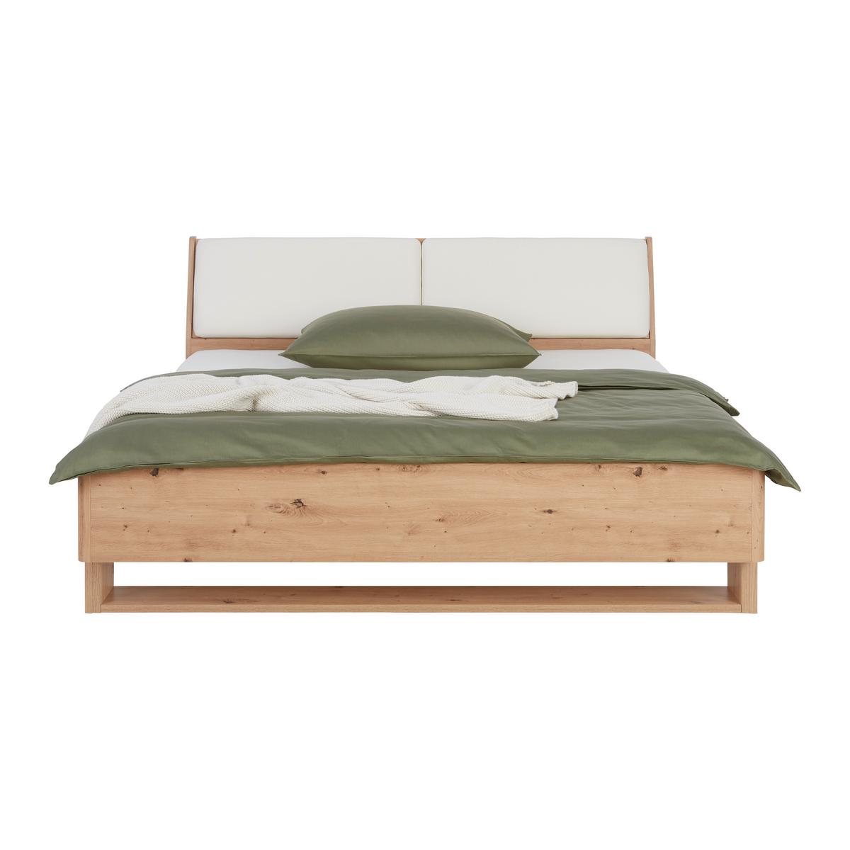 Bett in Eichefarben ca. 180x200cm - Weiss/Eiche Artisan, Konventionell, Holzwerkstoff/Kunststoff (186,4/95,5/221,8cm) - Mömax