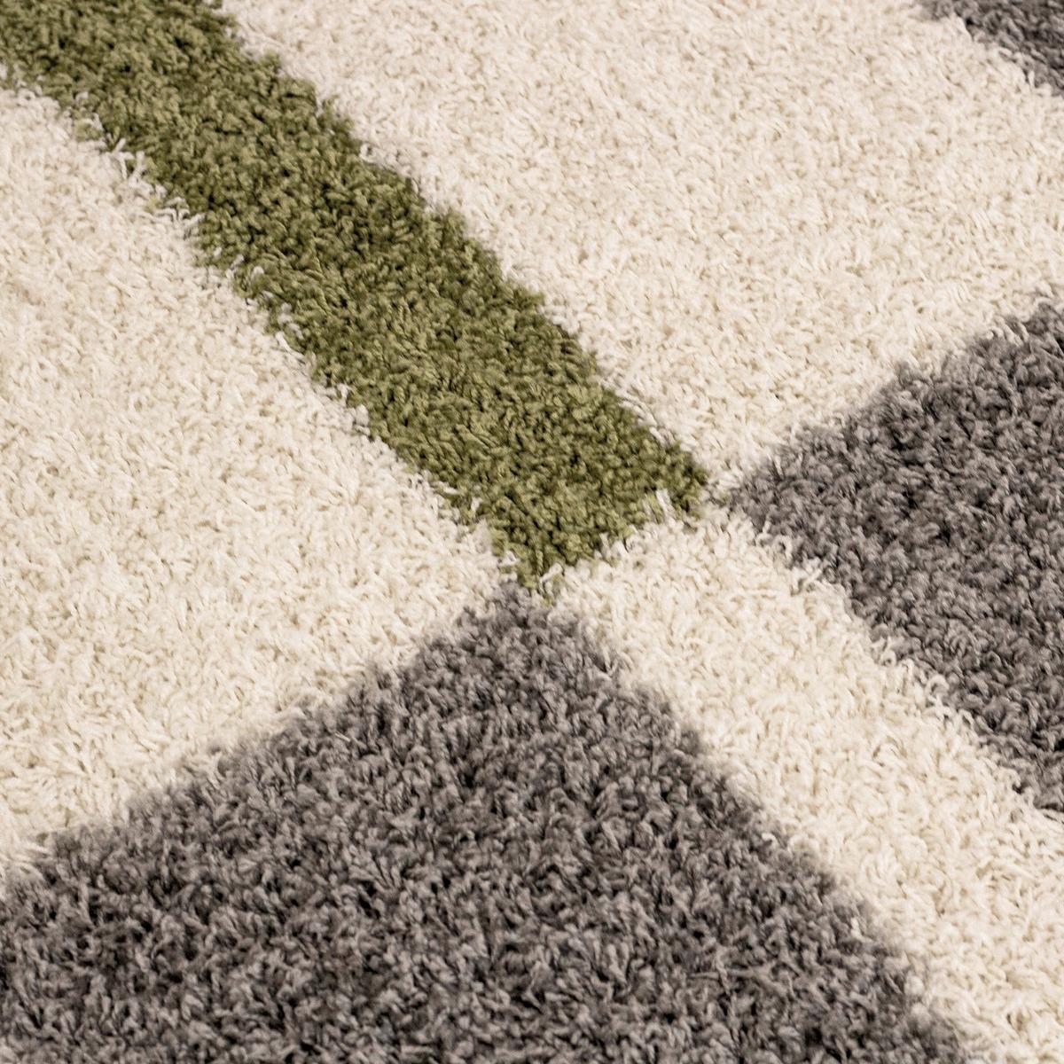 Hochflorteppich Gala Grün ca. 200x290cm - Grün, Design, Textil (200/290cm) - Novel