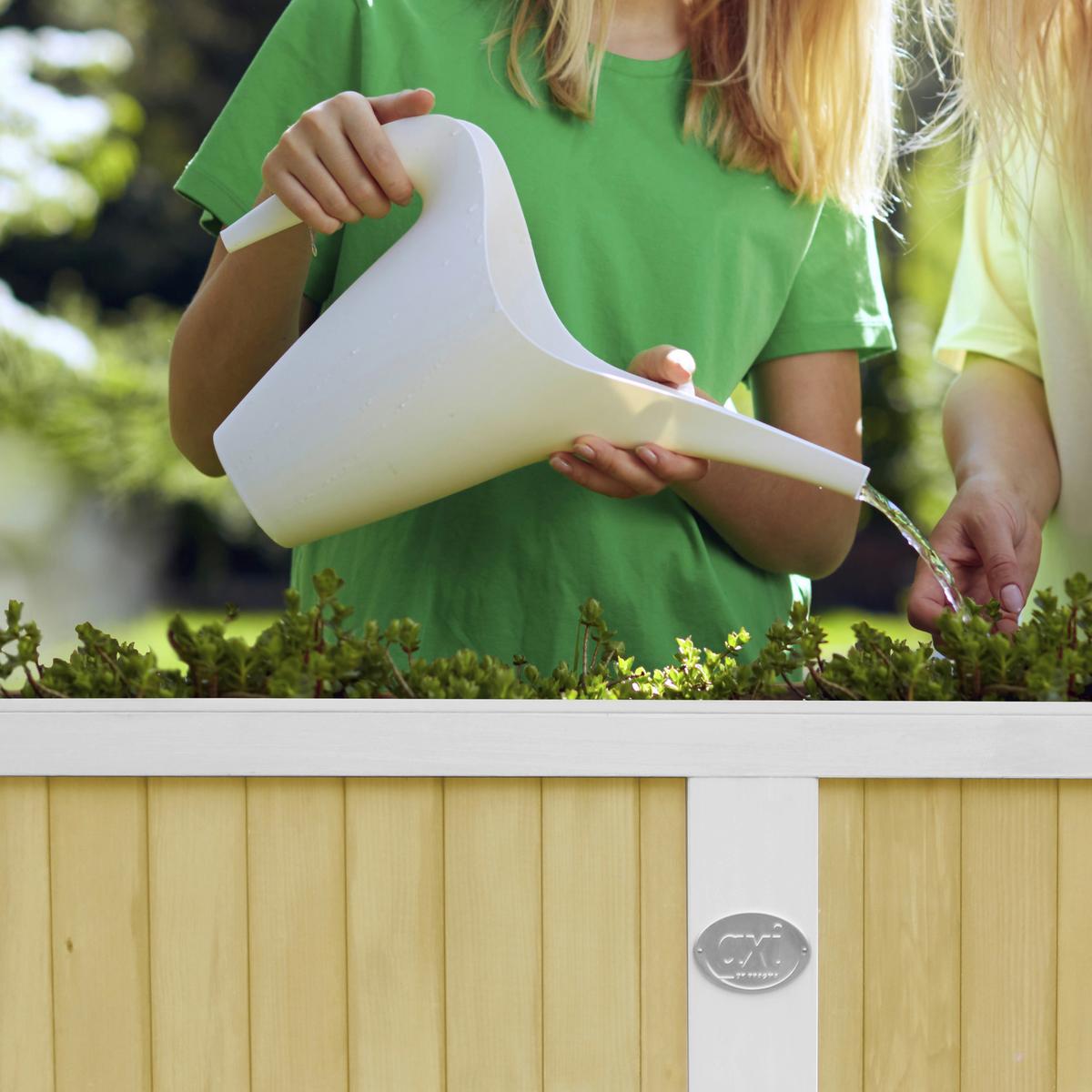 WYSOKA GRZĄDKA AXI HOCHBEET - czarny/biały, Konventionell, drewno (54/94/120cm)