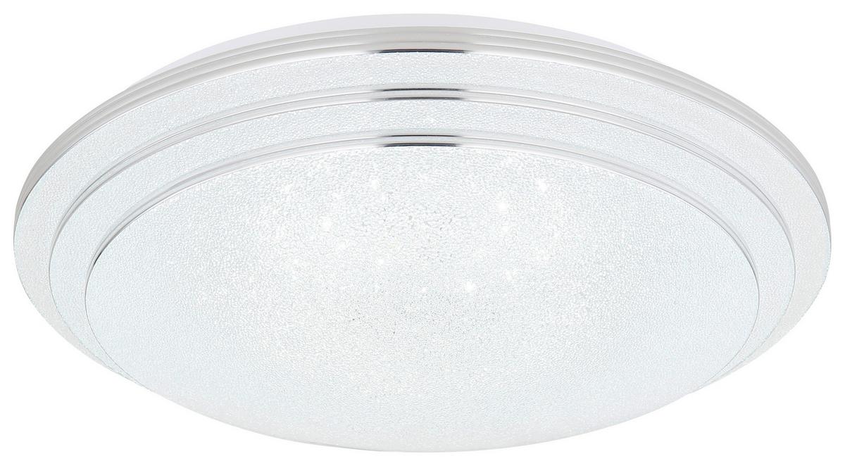 Led Stropna Svjetiljka Aley - bijela/opalna, Basics, metal/plastika (40/9,5cm) - Globo