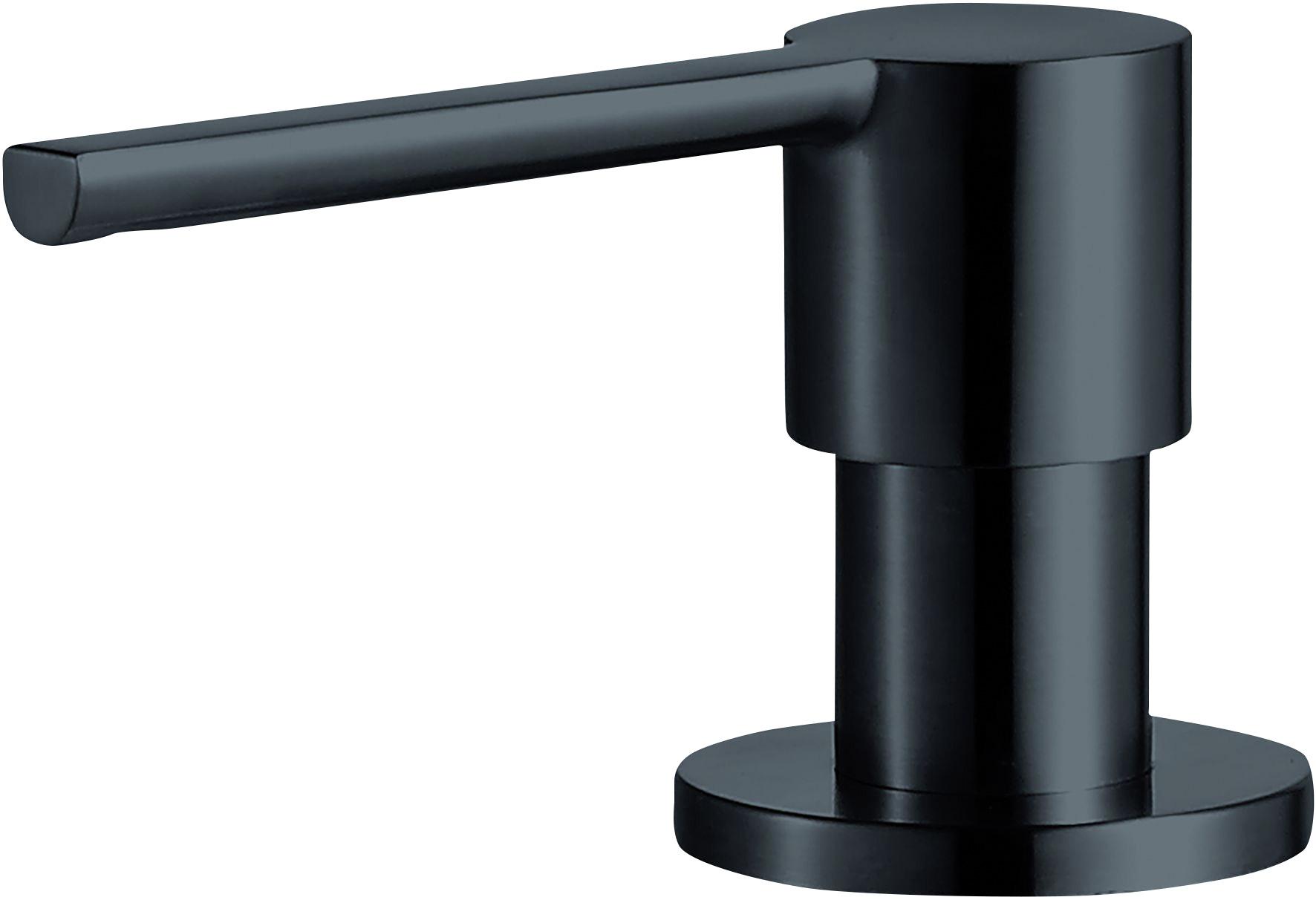 Seifenspender Black Line in Schwarz - Schwarz, Metall