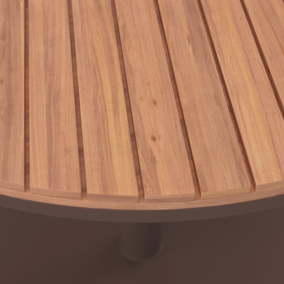 GARTENGARNITUR GIOVANNA - Braun/Grau, Modern, Holz/Textil (100/74cm) - Bessagi Garden
