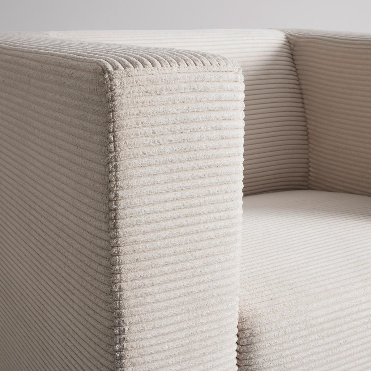 Trosed Sam, Krem - krem barve, Moderno, tekstil/les (217/79/84cm) - Mömax