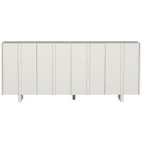 Sideboard Basu Grauweiß B: 200 cm - Grauweiß, Design, Holz (200/85/46cm) - Livetastic