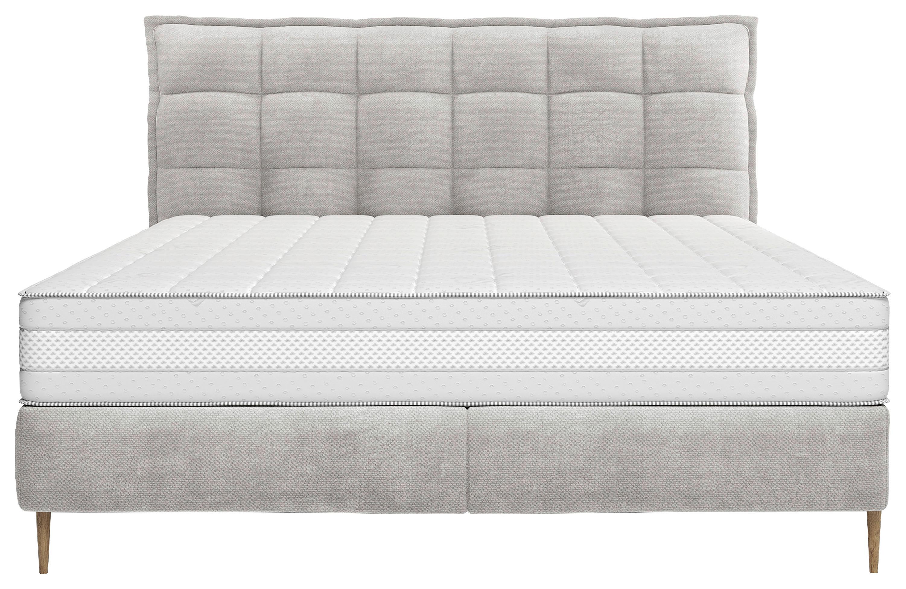 Boxspringbett Portofino - Eichefarben, Trend, Holz/Holzwerkstoff (160/200cm) - Premium Living