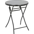 Vrtna Miza Sam - črna, kovina/umetna masa (60/70/60cm) - Mömax modern living Vrtna Miza Sam - črna, kovina/umetna masa (60/70/60cm) - Mömax modern living