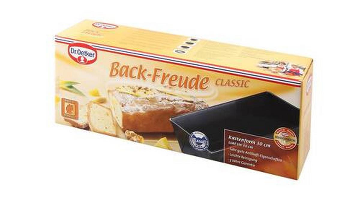 PROSTOKĄTNA FORMA DO PIECZENI 2516 - czarny, Basics, metal (30/11,5/7cm) - Dr.Oetker