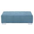Hocker Liliental - Türkis/Chromfarben, Textil/Metall (130/40/60cm) Hocker Liliental - Türkis/Chromfarben, Textil/Metall (130/40/60cm)