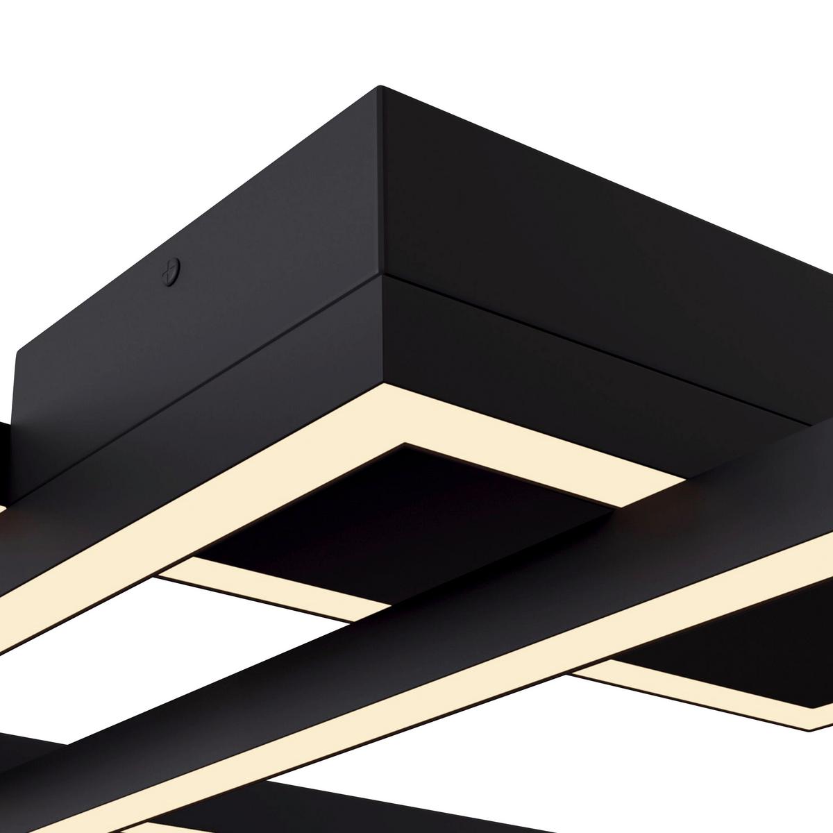 Deckenleuchte Line Schwarz max. 80 Watt - Schwarz, Basics, Kunststoff/Metall (68/78/8cm) - MAYTONI