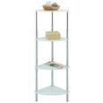 Regal in Weiß - Chromfarben/Weiß, MODERN, Glas/Metall (29/100/29cm) - MÖMAX modern living