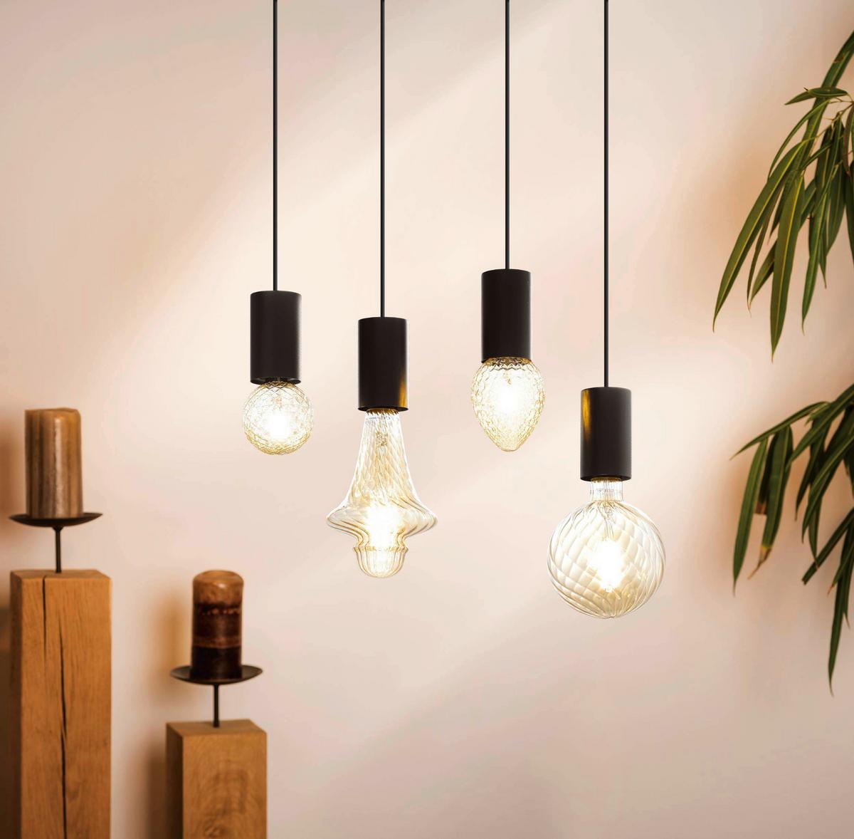 LAMPA WISZĄCA 98661*POZUETA - czarny, Basics, metal (12,5/110cm) - Eglo
